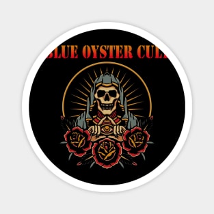 skull triangle blue oyster cult Magnet